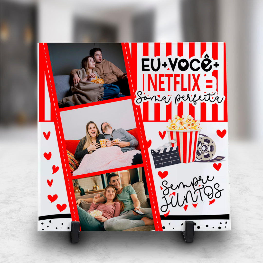 Azulejo Dia dos Namorados Personalizado com Fotografia